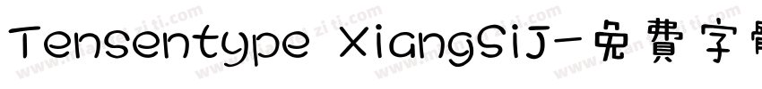 Tensentype XiangSiJ字体转换